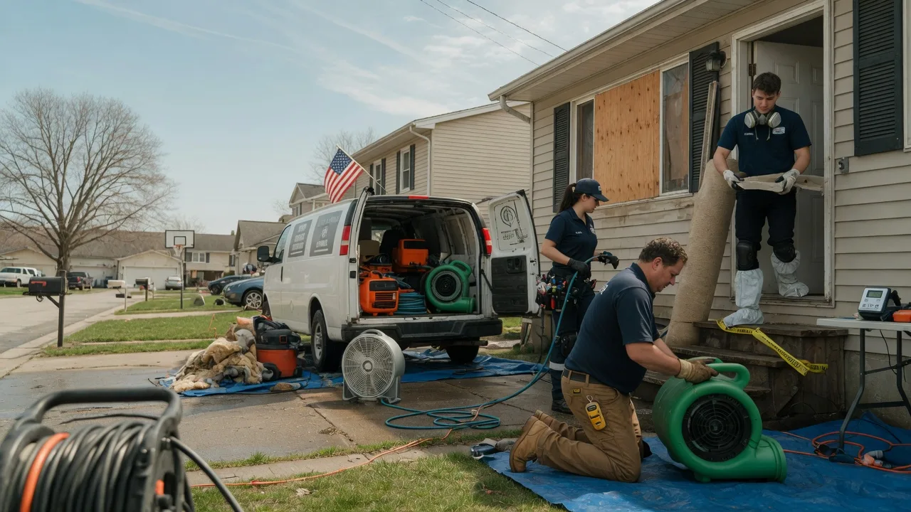 Water Damage Restoration in New Lenox, IL near me